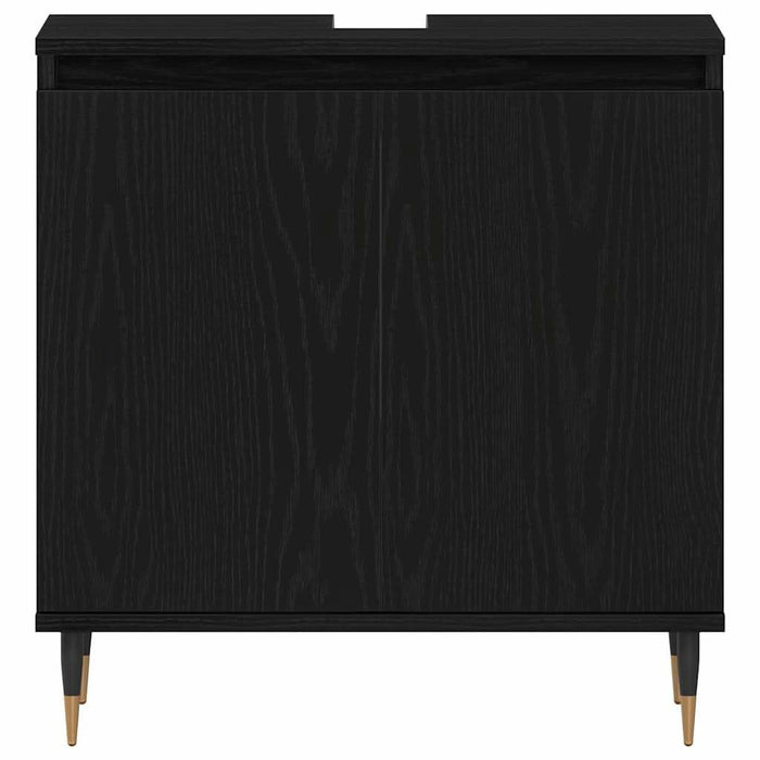 Dulap pentru Chiuveta de Baie Stejar Negru 58 x 33 x 60 cm - WALTI WALTI