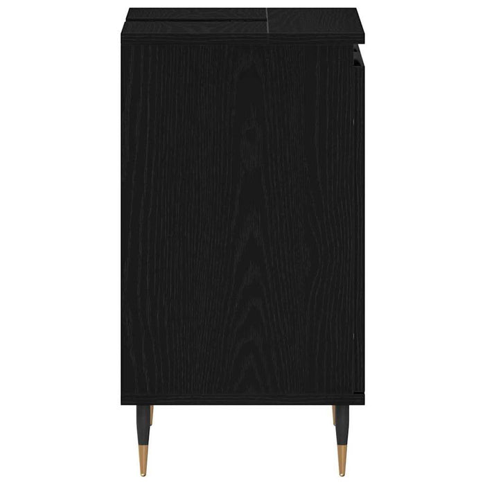 Dulap pentru Chiuveta de Baie Stejar Negru 58 x 33 x 60 cm - WALTI WALTI
