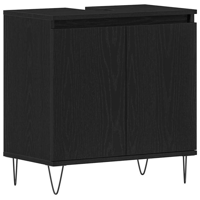 Dulap pentru Chiuveta de Baie Stejar Negru 58 x 33 x 60 cm - WALTI WALTI