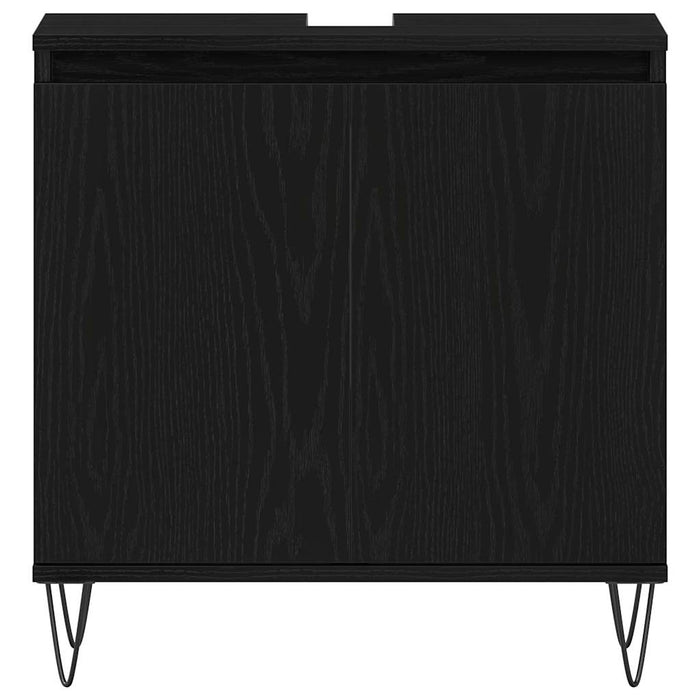 Dulap pentru Chiuveta de Baie Stejar Negru 58 x 33 x 60 cm - WALTI WALTI