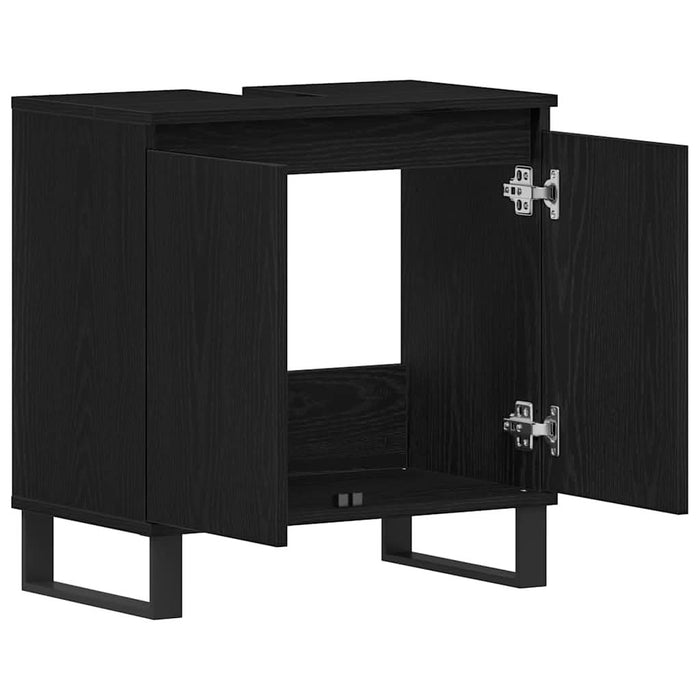 Dulap pentru Chiuveta de Baie Stejar Negru 58 x 33 x 60 cm - WALTI WALTI