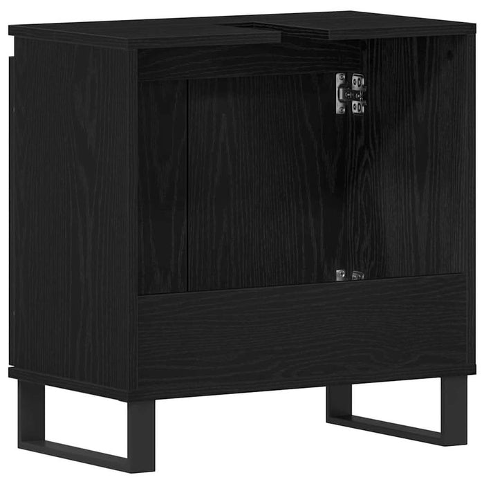 Dulap pentru Chiuveta de Baie Stejar Negru 58 x 33 x 60 cm - WALTI WALTI