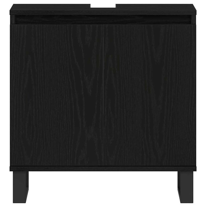 Dulap pentru Chiuveta de Baie Stejar Negru 58 x 33 x 60 cm - WALTI WALTI