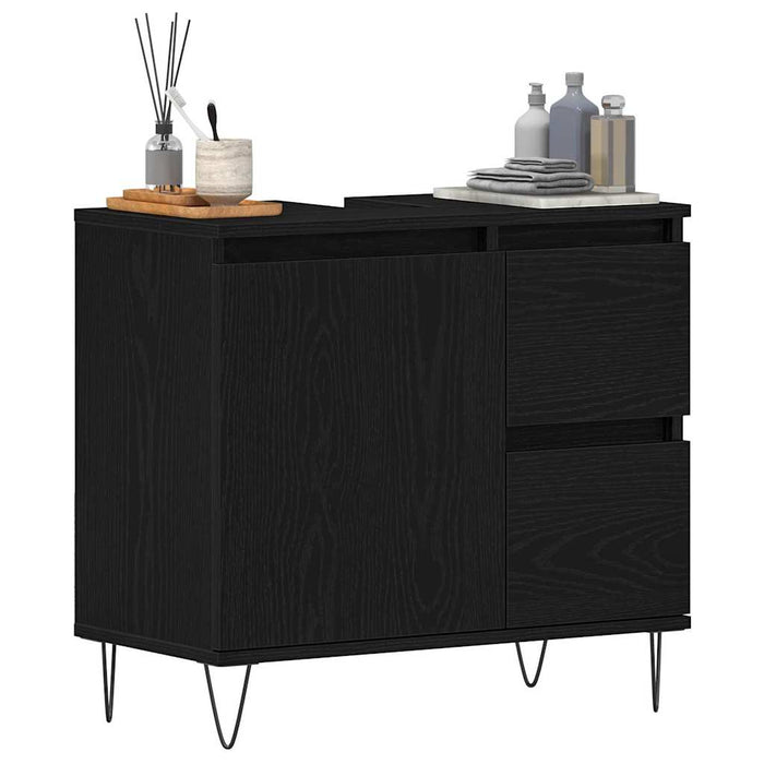 Dulap pentru Chiuveta de Baie Stejar Negru 65 x 33 x 60 cm WALTI
