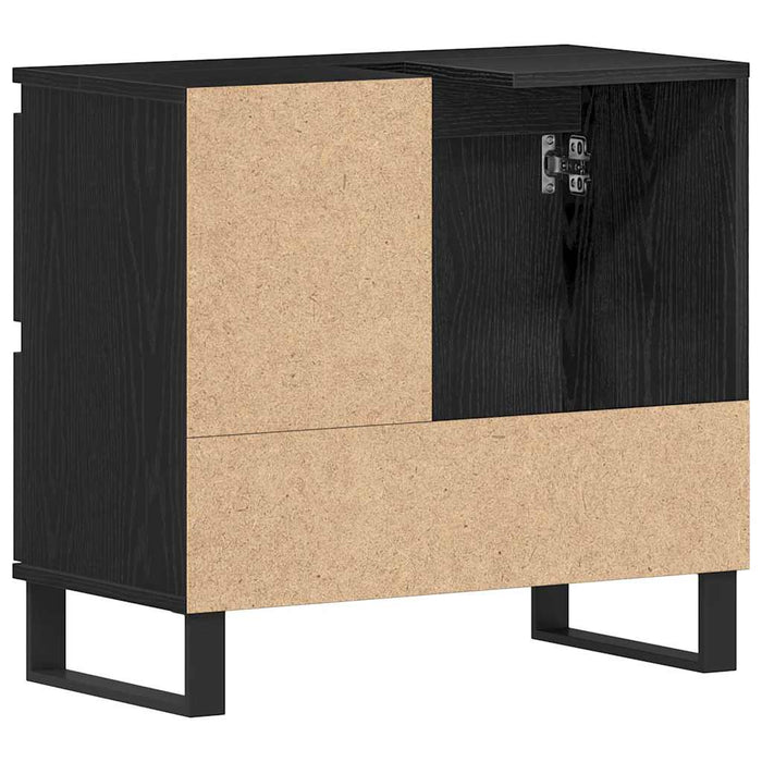 Dulap pentru Chiuveta de Baie Stejar Negru 65 x 33 x 60 cm - WALTI WALTI