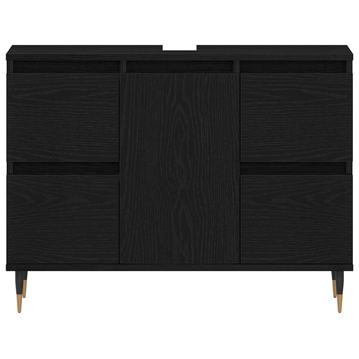 Dulap pentru Chiuveta de Baie Stejar Negru 80 x 33 x 60 cm - WALTI WALTI