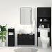 Dulap pentru Chiuveta de Baie Stejar Negru 80 x 33 x 60 cm - WALTI WALTI