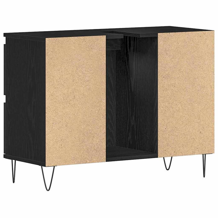 Dulap pentru Chiuveta de Baie Stejar Negru 80 x 33 x 60 cm - WALTI WALTI