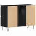 Dulap pentru Chiuveta de Baie Stejar Negru 80 x 33 x 60 cm - WALTI WALTI