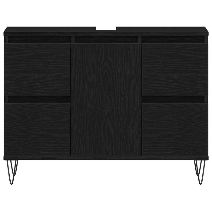 Dulap pentru Chiuveta de Baie Stejar Negru 80 x 33 x 60 cm - WALTI WALTI
