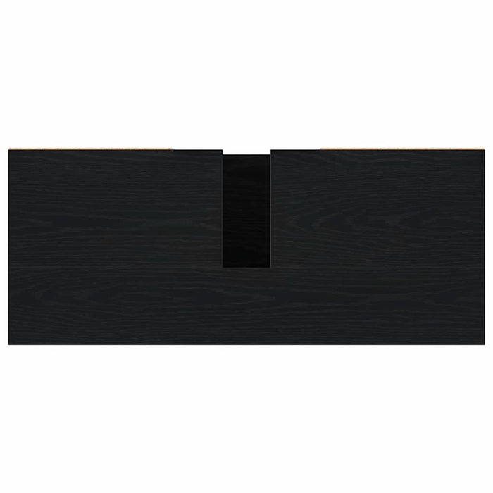 Dulap de Baie cu ușă Stejar Negru 80 x 33 x 60 cm Lemn compozit - WALTI WALTI