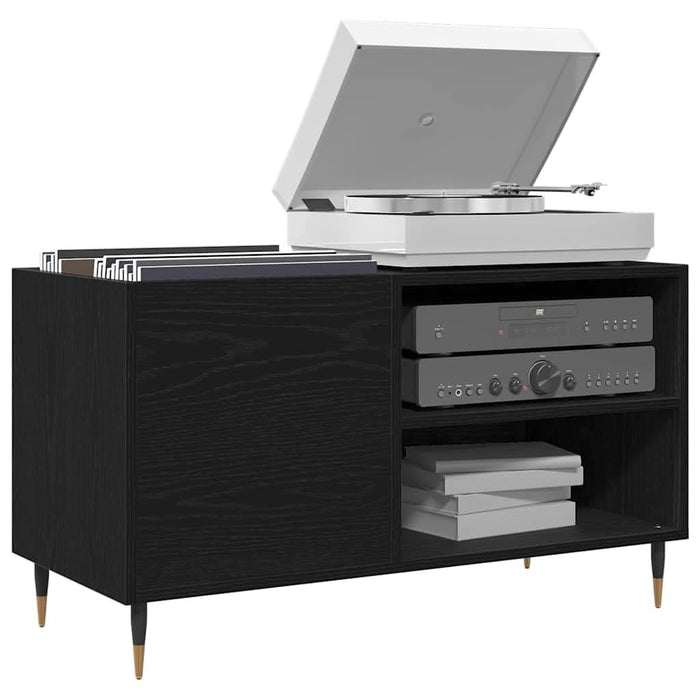 Dulap pentru discuri de vinil Stejar Negru 85 x 38 x 48 cm - WALTI WALTI