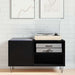 Dulap pentru discuri de vinil Stejar Negru 85 x 38 x 48 cm - WALTI WALTI