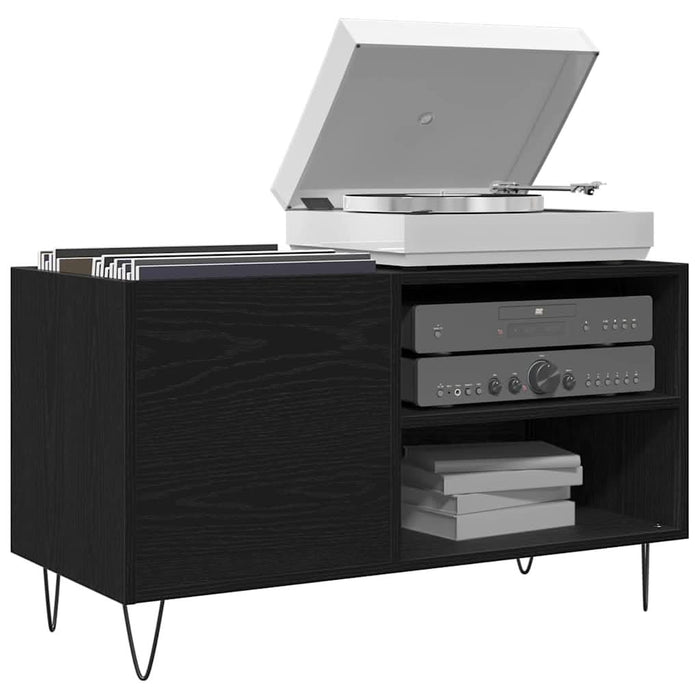 Dulap pentru discuri de vinil Stejar Negru 85 x 38 x 48 cm - WALTI WALTI
