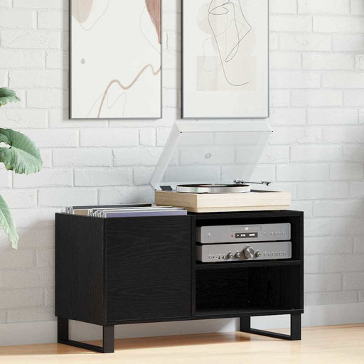 Dulap pentru discuri de vinil Stejar Negru 85 x 38 x 48 cm - WALTI WALTI