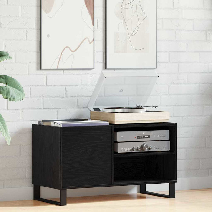 Dulap pentru discuri de vinil Stejar Negru 85 x 38 x 48 cm - WALTI WALTI