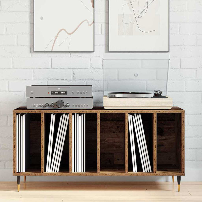 Dulap pentru discuri de vinil Lemn vechi 100 x 38 x 48 cm - WALTI WALTI
