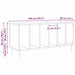 Dulap pentru discuri de vinil Lemn vechi 100 x 38 x 48 cm - WALTI WALTI