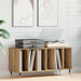 Dulap pentru discuri de vinil stejar artizanal 100 x 38 x 48 cm - WALTI WALTI