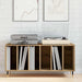 Dulap pentru discuri de vinil stejar artizanal 100 x 38 x 48 cm - WALTI WALTI