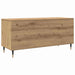 Dulap pentru discuri de vinil stejar artizanal 100 x 38 x 48 cm - WALTI WALTI