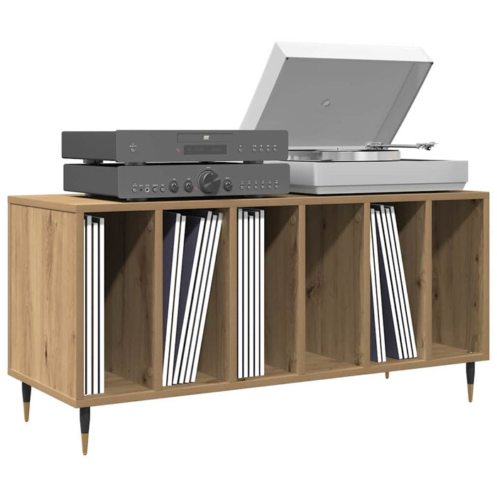 Dulap pentru discuri de vinil stejar artizanal 100 x 38 x 48 cm - WALTI WALTI