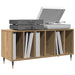 Dulap pentru discuri de vinil stejar artizanal 100 x 38 x 48 cm - WALTI WALTI