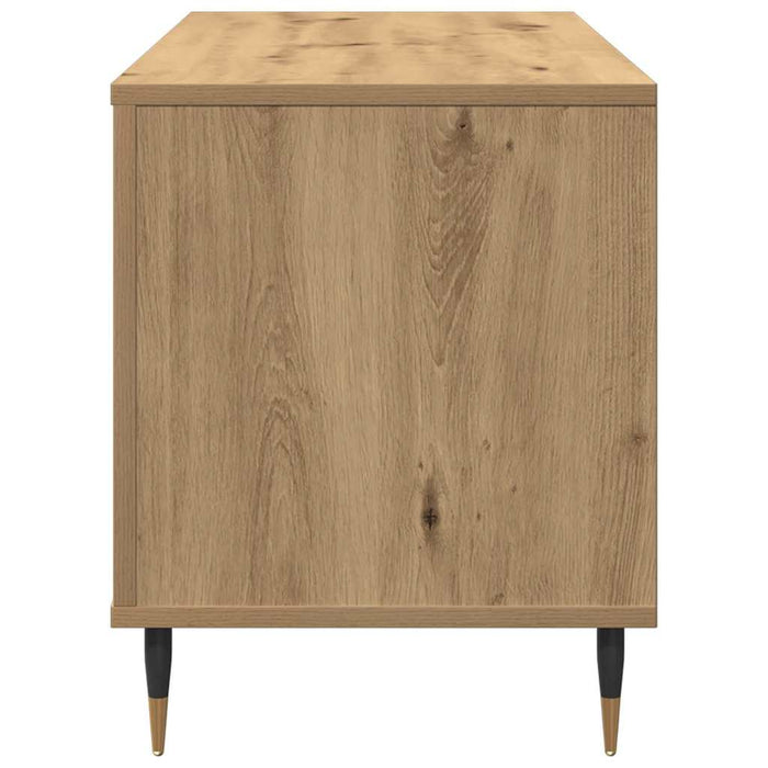 Dulap pentru discuri de vinil stejar artizanal 100 x 38 x 48 cm - WALTI WALTI