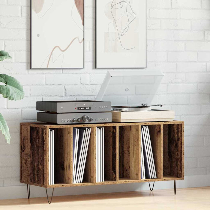 Dulap pentru discuri de vinil Lemn vechi 100 x 38 x 48 cm - WALTI WALTI