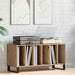 Dulap pentru discuri de vinil stejar artizanal 100 x 38 x 48 cm - WALTI WALTI