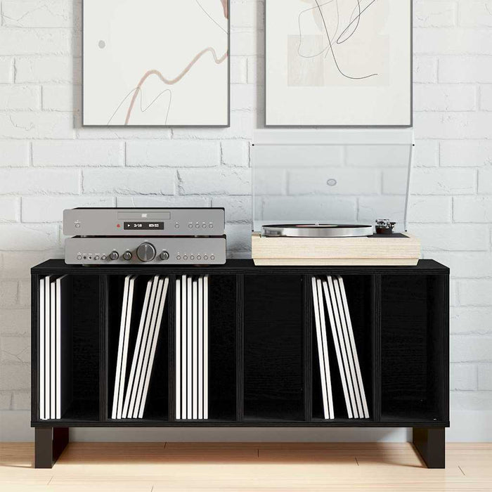 Dulap pentru discuri de vinil Stejar Negru 100 x 38 x 48 cm - WALTI WALTI
