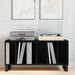 Dulap pentru discuri de vinil Stejar Negru 100 x 38 x 48 cm - WALTI WALTI