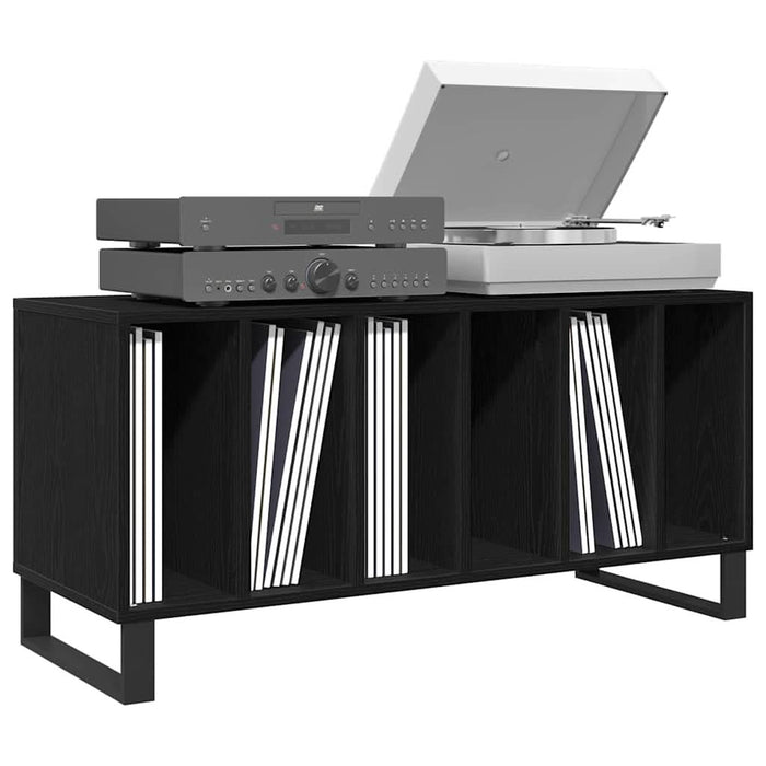 Dulap pentru discuri de vinil Stejar Negru 100 x 38 x 48 cm - WALTI WALTI