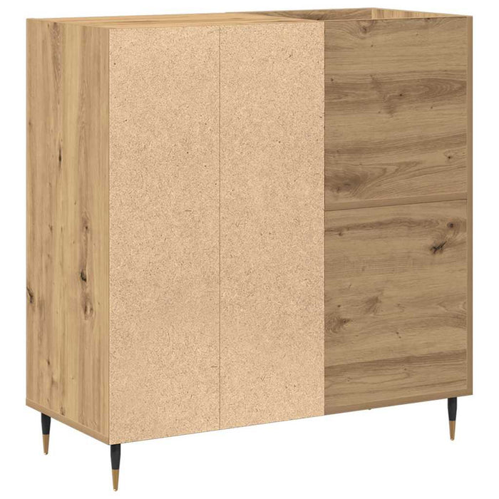 Dulap pentru discuri de vinil stejar artizanal 85 x 38 x 89 cm - WALTI WALTI