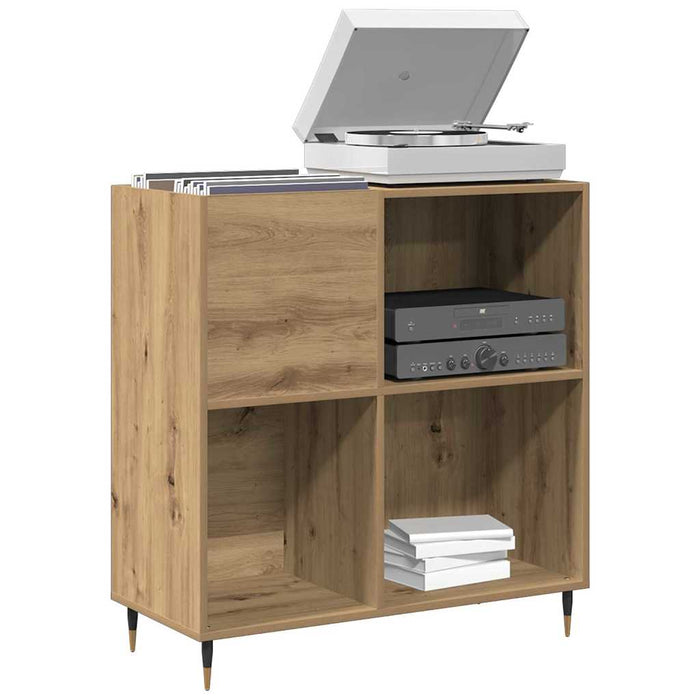 Dulap pentru discuri de vinil stejar artizanal 85 x 38 x 89 cm - WALTI WALTI
