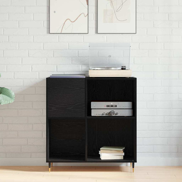 Dulap pentru discuri de vinil Stejar Negru 85 x 38 x 89 cm - WALTI WALTI