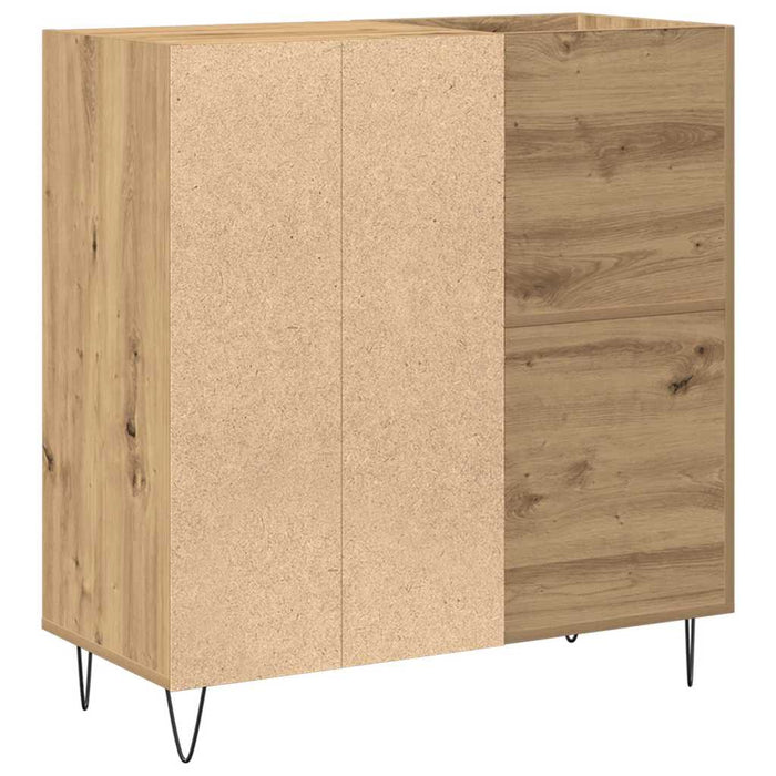 Dulap pentru discuri de vinil stejar artizanal 85 x 38 x 89 cm - WALTI WALTI