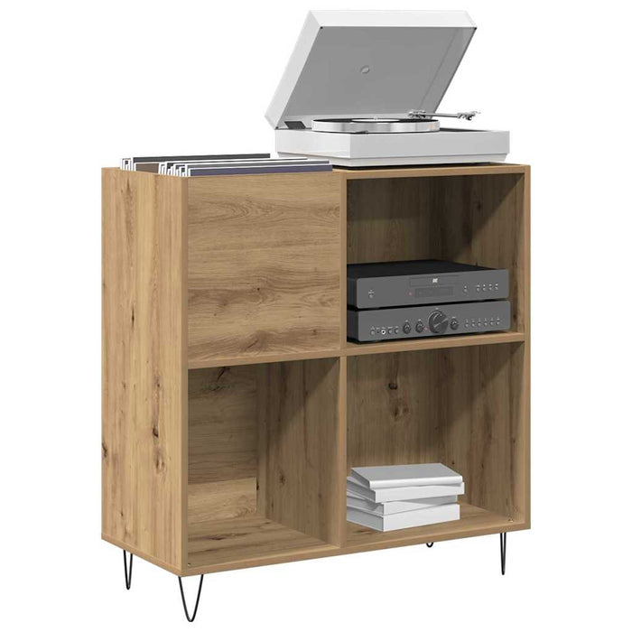 Dulap pentru discuri de vinil stejar artizanal 85 x 38 x 89 cm - WALTI WALTI