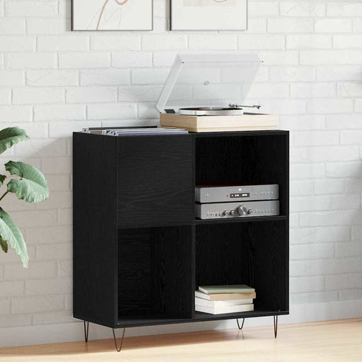 Dulap pentru discuri de vinil Stejar Negru 85 x 38 x 89 cm - WALTI WALTI