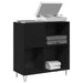 Dulap pentru discuri de vinil Stejar Negru 85 x 38 x 89 cm - WALTI WALTI