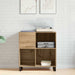 Dulap pentru discuri de vinil stejar artizanal 85 x 38 x 89 cm - WALTI WALTI