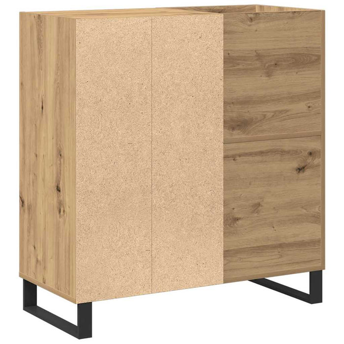 Dulap pentru discuri de vinil stejar artizanal 85 x 38 x 89 cm - WALTI WALTI