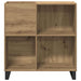 Dulap pentru discuri de vinil stejar artizanal 85 x 38 x 89 cm - WALTI WALTI