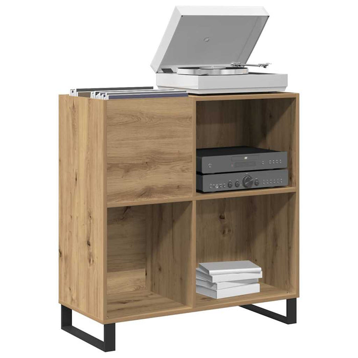 Dulap pentru discuri de vinil stejar artizanal 85 x 38 x 89 cm - WALTI WALTI