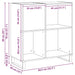 Dulap pentru discuri de vinil stejar artizanal 85 x 38 x 89 cm - WALTI WALTI