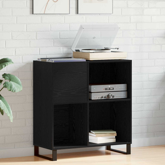 Dulap pentru discuri de vinil Stejar Negru 85 x 38 x 89 cm - WALTI WALTI