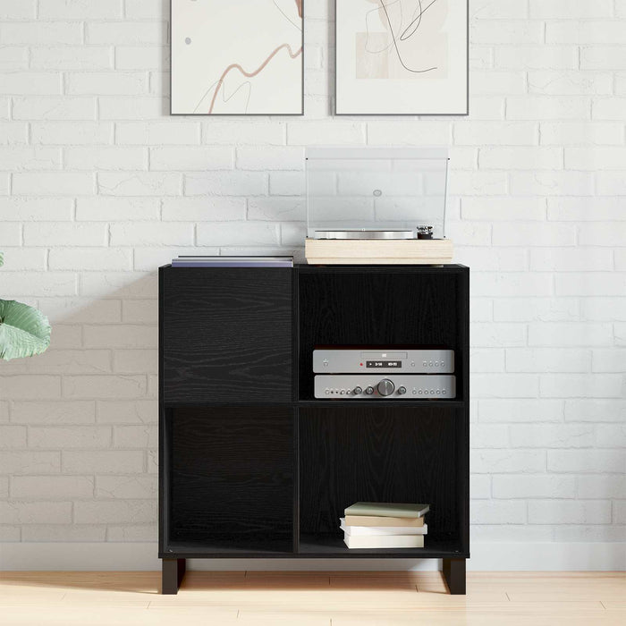 Dulap pentru discuri de vinil Stejar Negru 85 x 38 x 89 cm - WALTI WALTI