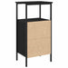 Dulap de noapte Stejar Negru 41 x 31 x 80 cm Lemn compozit - WALTI WALTI