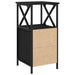 Dulap de noapte Stejar Negru 34 x 35,5 x 70 cm Lemn compozit - WALTI WALTI