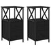 Dulap de noapte cu sertar 2 pcs Stejar Negru 34 x 35,5 x 70 cm - WALTI WALTI
